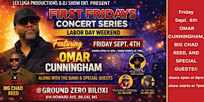 Omar Cunningham & Band Live at Ground Zero Biloxi First Friday's concerts | Ground Zero Blues Club Biloxi & Restaurant