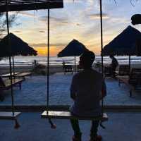 glamping at beach in kota belud sabah