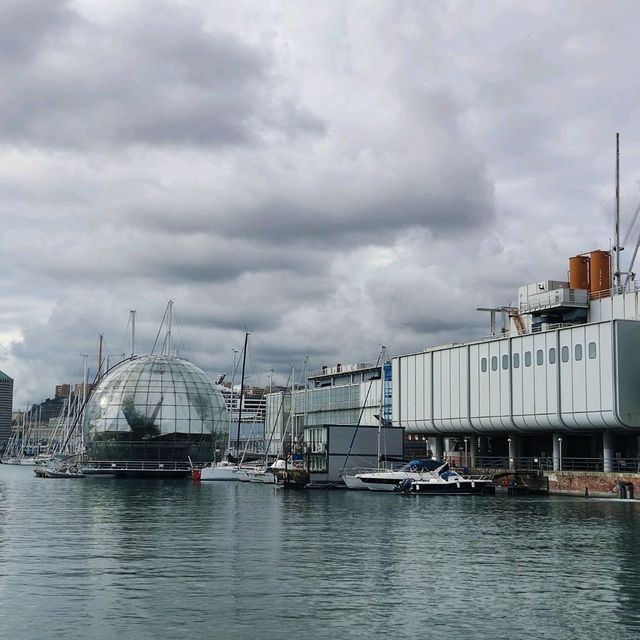 Vascello Neptune and Genoa waterfront