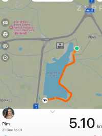 Map Phra Chan Lake 