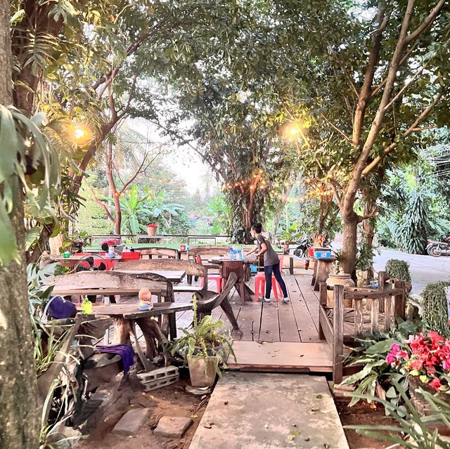 🚘ร้านระเบียงน้ำ บางระจัน 🚘