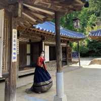 한복 인생샷을 남길 수 있는 한국민속촌🇰🇷