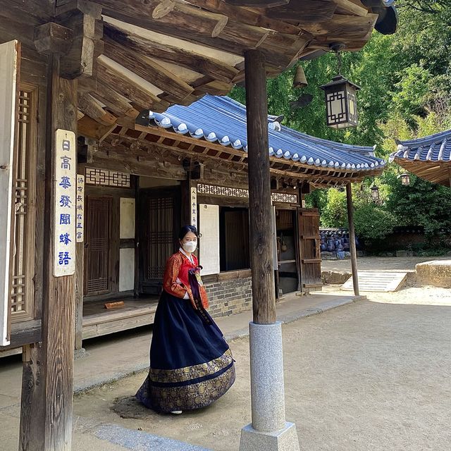 한복 인생샷을 남길 수 있는 한국민속촌🇰🇷