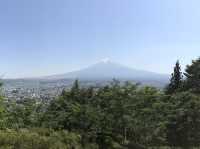 🇯🇵名信片上的風景 — 在新倉山浅間公園看紅塔富士山美景