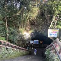 Huge cave formed by lava(Manjanggul)