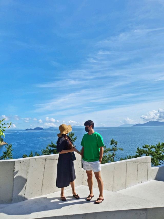 역대급 오션뷰 통영카페 네르하21💙