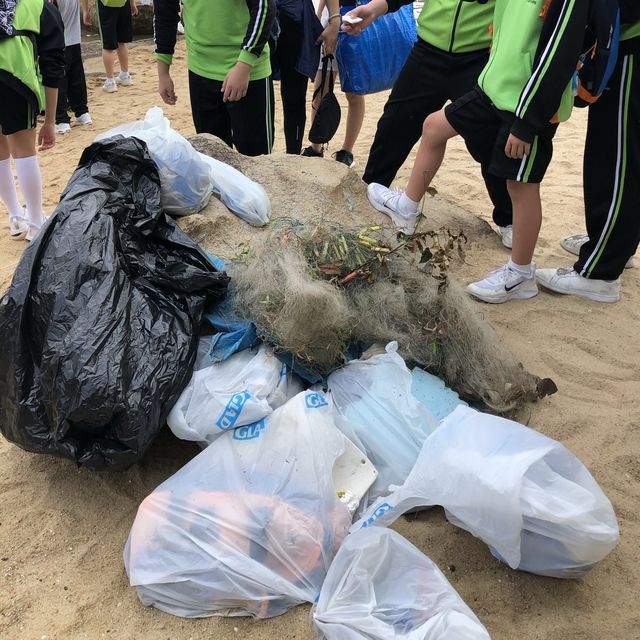 到海下灣海岸公園清潔及遊玩