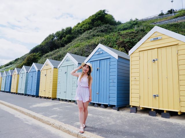 [英國] 夏天要去海邊玩！英版黃金海岸Bournemouth一日遊｜3大熱門拍攝景點