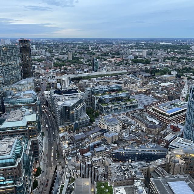 Sunset dinner at Duck & Waffle