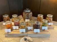 Snack in the lounge