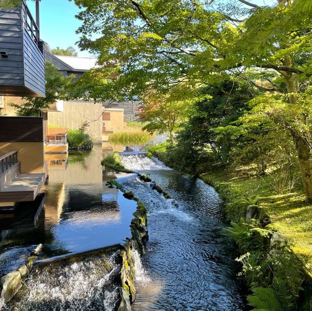 星のや軽井沢で自然に囲まれ静かに過ごす
