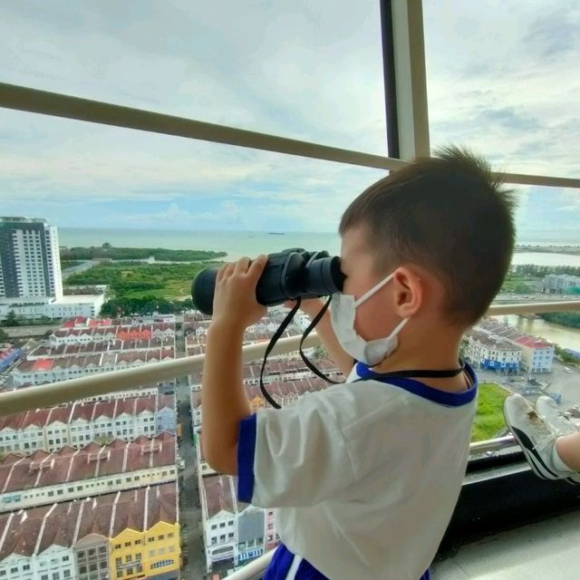 View Melaka from higher level