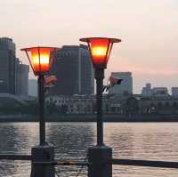 22km cycling path along the Huangpu River 