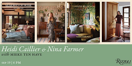 Heidi Caillier and Nina Farmer with Mieke ten Have (New York) | Rizzoli Bookstore