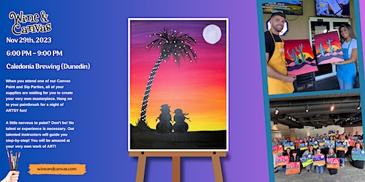 "Florida Xmas" Paint and Sip Event | Caledonia Brewing