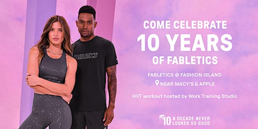 Fabletics 10-Year Anniversary Workout | 1083 Newport Center Dr