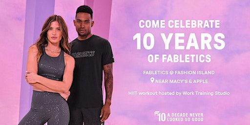 Fabletics 10-Year Anniversary Workout | 1083 Newport Center Dr