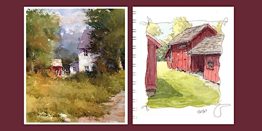 "Collective Artist Series" Watercolor - Eric Michaels & William Mancuso | Franciscan Life Process Center