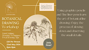 Botanical Drawing Workshop | Ann's Flowers / Beans & Buds