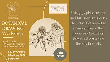 Botanical Drawing Workshop | Ann's Flowers / Beans & Buds