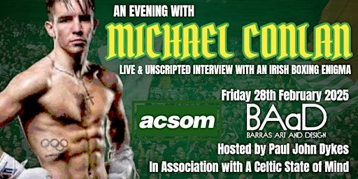 An Evening with Michael Conlan | BAaD - Barras Art & Design