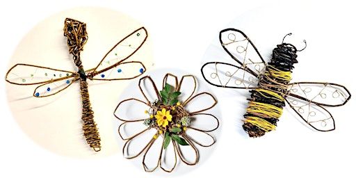 Willow Weaving Class: Bee, Daisy or Dragonfly (Deposit) | Leyland Studio
