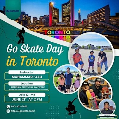 Free Skateboarding Lessons in Toronto- One Day | Markham Centennial Skatepark (McCowan Road and Bullock Drive, in Markham, ON) in Great Toronto