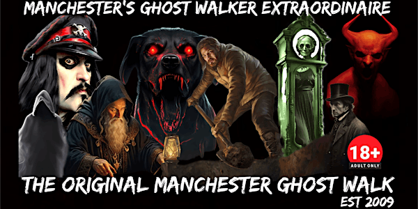 FLECKY BENNETT’S THE  ORIGINAL MANCHESTER GHOST WALK | REAR ENTRANCE OF MANCHESTER TOWN HALL (OPPOSITE THE WATERHOUSE PUB)