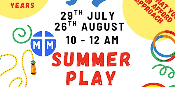 Summer Play Days - July 29th 2025 | St Mary Magdalene's Church, Lillington