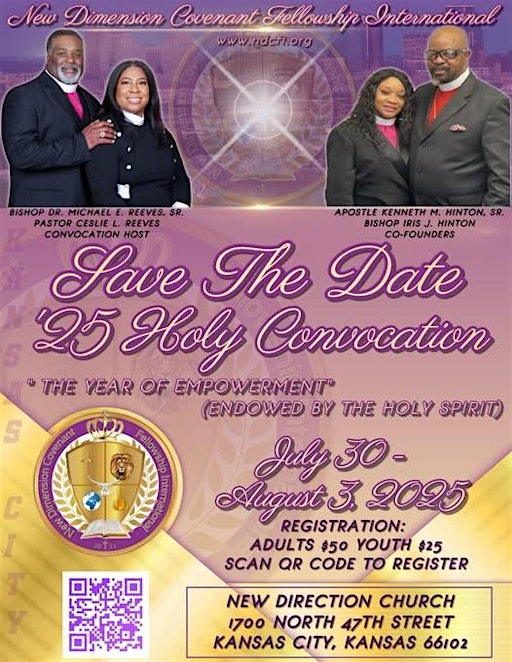 New Dimension Covenant Fellowship International 2025 Holy ConvocationWelcom | New Direction Church