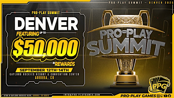 Pro-Play Summit Denver | 6700 N Gaylord Rockies Blvd