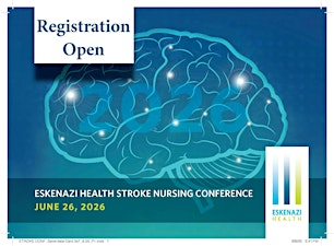 2026 Eskenazi Health Stroke Nursing Conference | 720 Eskenazi Ave
