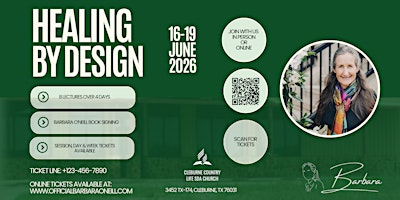 Healing by Design with Barbara O'Neill | Country Life SDA Church