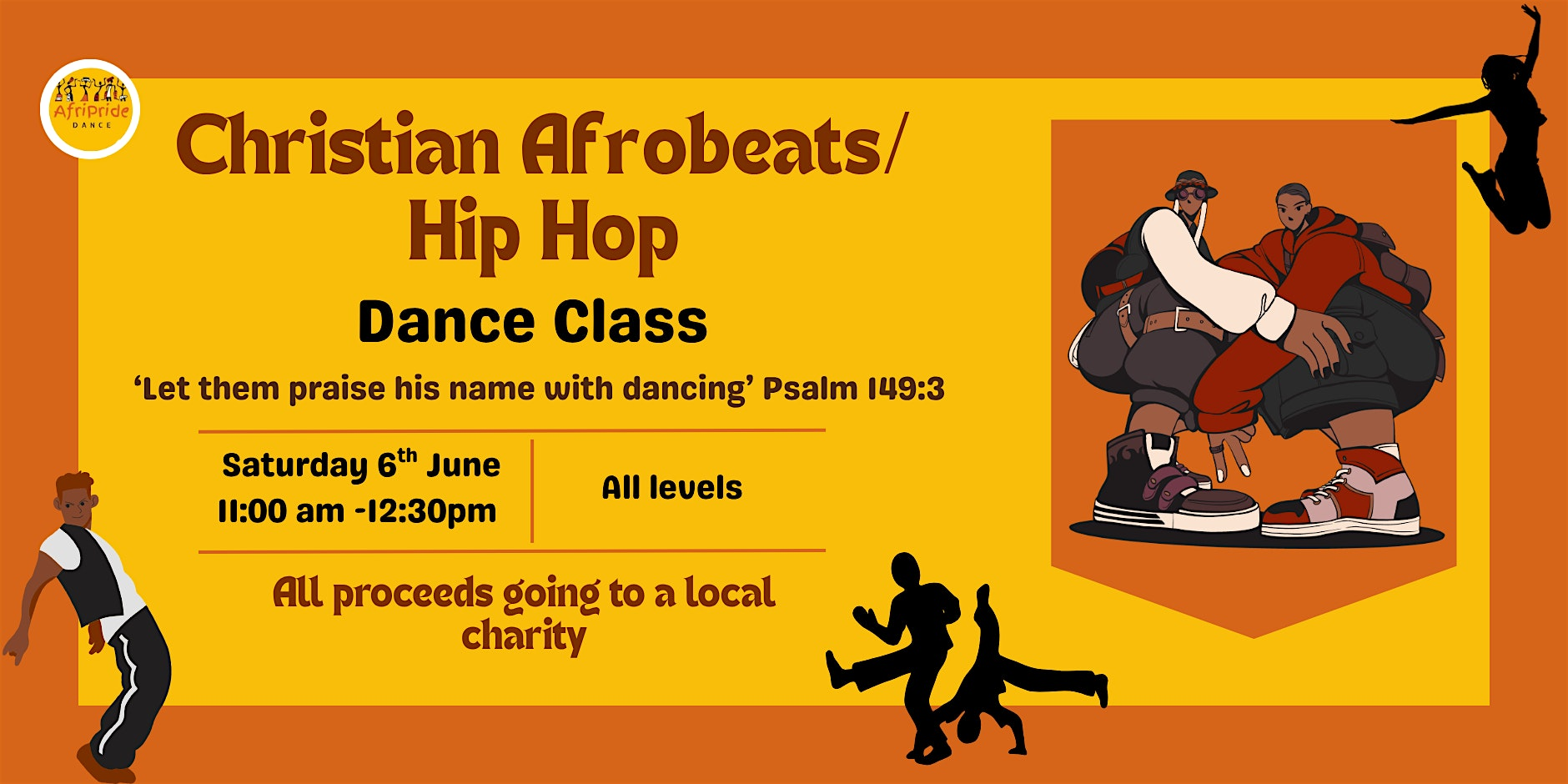 Christian Afrobeats & Hip-Hop Dance Class (All Levels) | Charity Event | Verve Studio