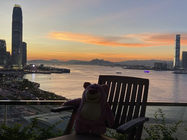 Grand Hyatt 海景露台及日式大浴池靜沁房間