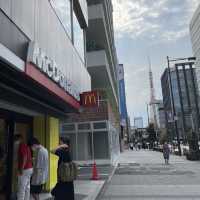 【東京都】東京タワーが見えるマクドナルド