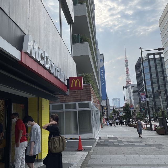 【東京都】東京タワーが見えるマクドナルド