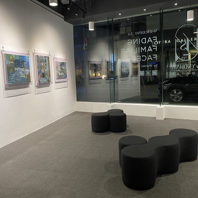 去蘭桂坊睇畫展🎨