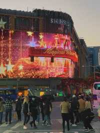 명동 신세계백화점 본점 🎄 크리스마스 전광판