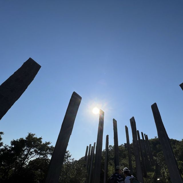 大嶼山天壇大佛東鄰的"心經簡林🙏🏻