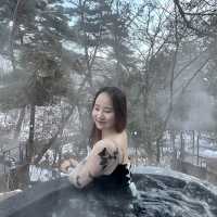 숲 속 한가운데에서 온천 즐기는 해브나인 스파🧖‍♀️
