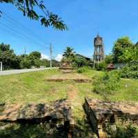 เที่ยววัดเก่าโบราณ วัดเกาะกลาง อ.ป่าซาง จ.ลำพูน 