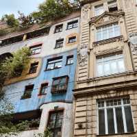 Hundertwasser House and Kunst Haus Vienna