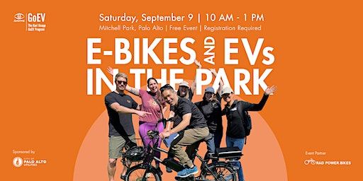 E-Bikes and EVs in the Park | Mitchell Park - next to pickleball courts