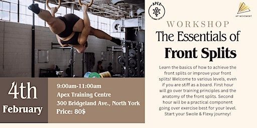 The Essentials of Front Splits Workshop | 300 Bridgeland Avenue, North York, ON, Canada