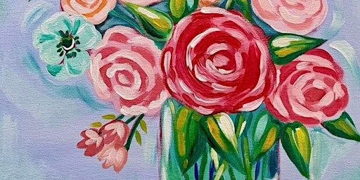 Paint Night for Adults (19+ yrs.) at Butlers- BEAUTIFUL BLOOMS | Butler's