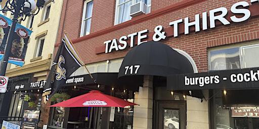 Who Dat Nation! New Orleans Saints vs NY Giants Watch Party | Taste & Thirst