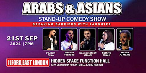 Arabs & Asians Charity Stand-up Comedy Show Ilford East London | Hidden Space Function Hall