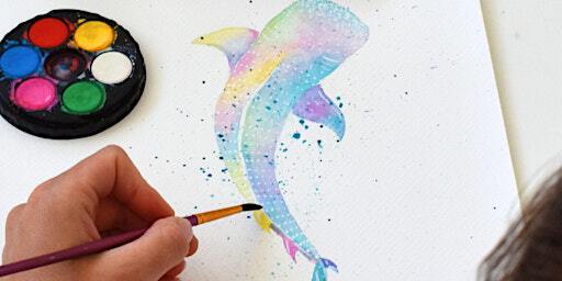 Watercolour Whales & Jellyfish: Kids Workshop (Ages 10+) | Hobby Studio