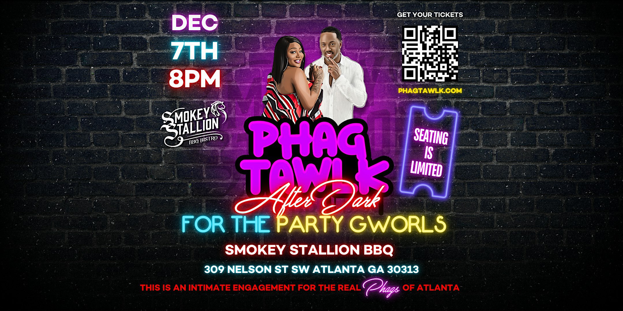 Phag Tawlk AFTER DARK with TS Madison & CraigTheWriterStewart !! | Smokey Stallion BBQ